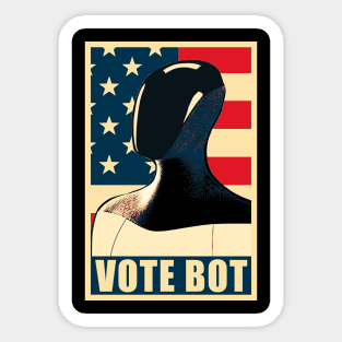 Vote Tesla Bot Sticker